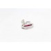 Handmade Fish Dolphin Ring 925 Sterling Silver red ruby gemstones P 910